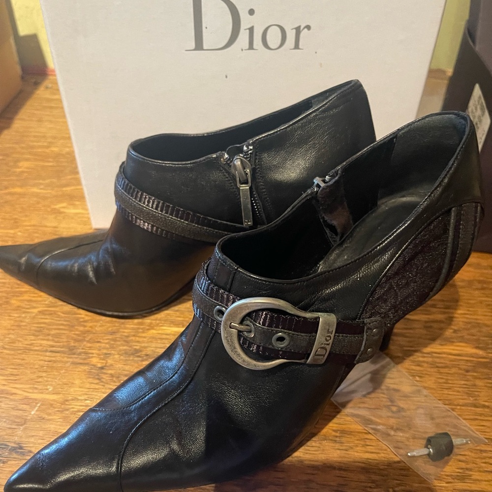 Dior Buckle Ankle Boot
